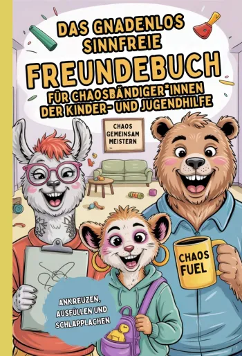 Das gnadenlos sinnfreie Freundebuch für Chaosbändiger*innen der Kinder- und Jugendhilfe