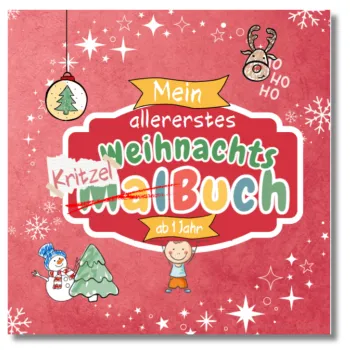 Kritzelbuch Weihnachten ab 1 Jahr