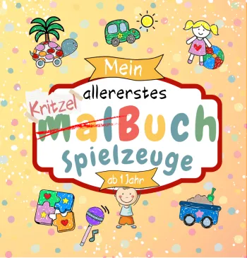 Kritzelbuch Spielzeuge ab 1 Jahr