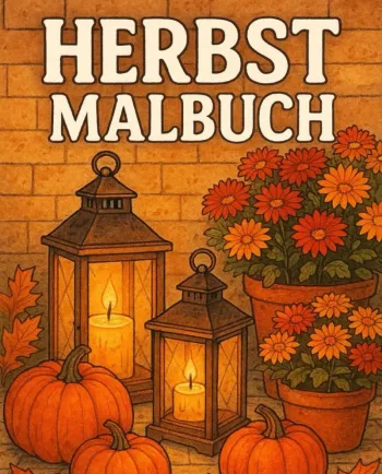 Malbuch für Erwachsene Herbst