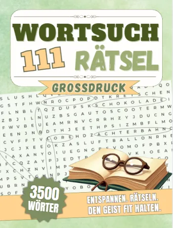 111 Wortsuchrätsel für Senioren – Großdruck
