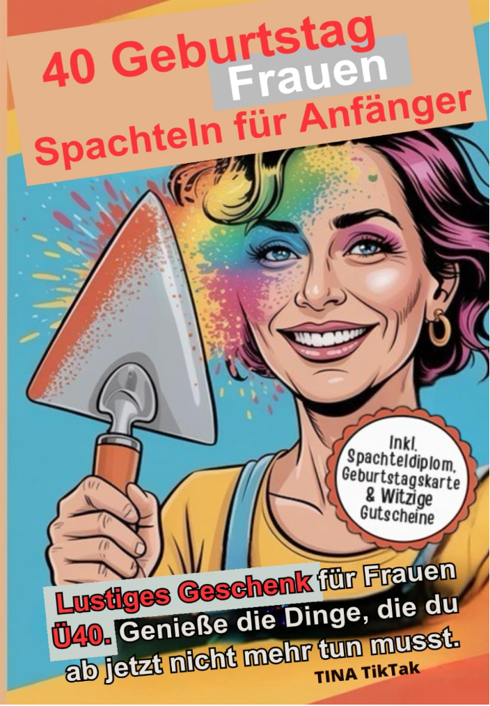 40 Geburtstag Frauen Spachteln für Anfänger