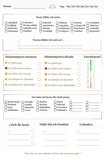 Mein Stimmungstagebuch