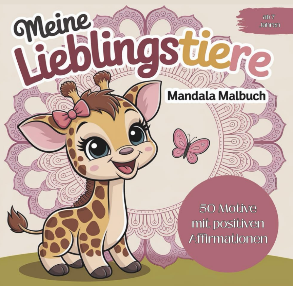 Meine Lieblingstiere Mandala Malbuch