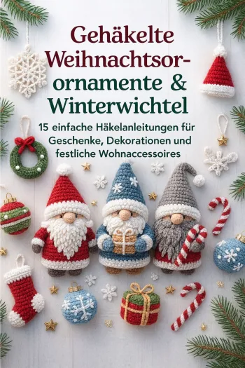 Gehäkelte Weihnachtsornamente & Winterwichtel