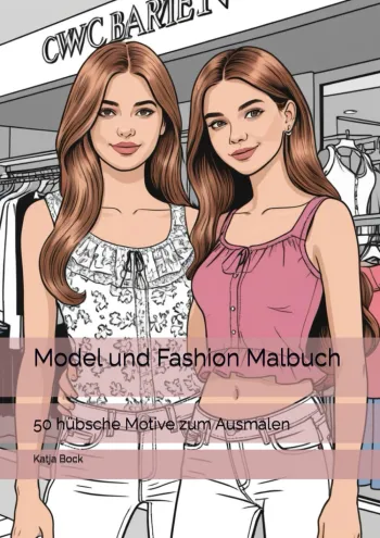 Model und Fashion Malbuch