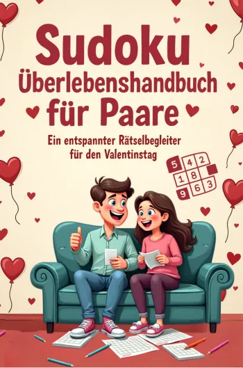 Sudoku Überlebenshandbuch für Paare – Ein entspannter Rätselbegleiter für den Valentinstag