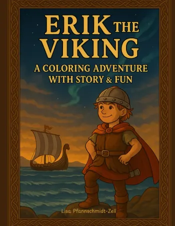 Viking Coloring Book for Kids Ages 4–12
