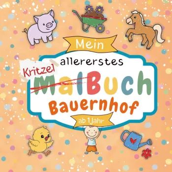 Kritzelbuch ab 1 Jahr - Bauernhof