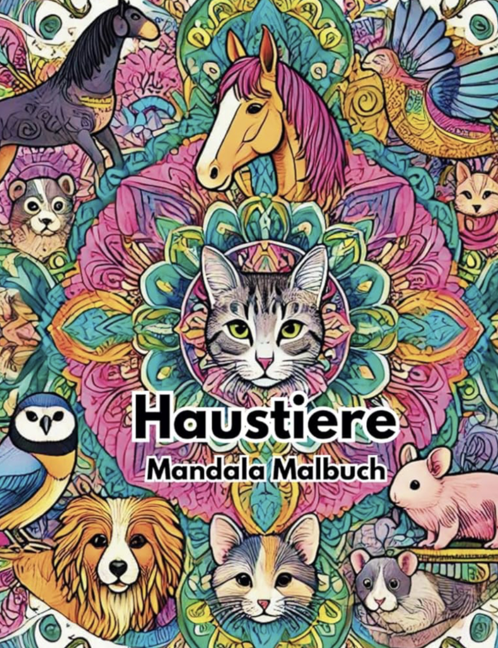 Haustiere Mandala Buch