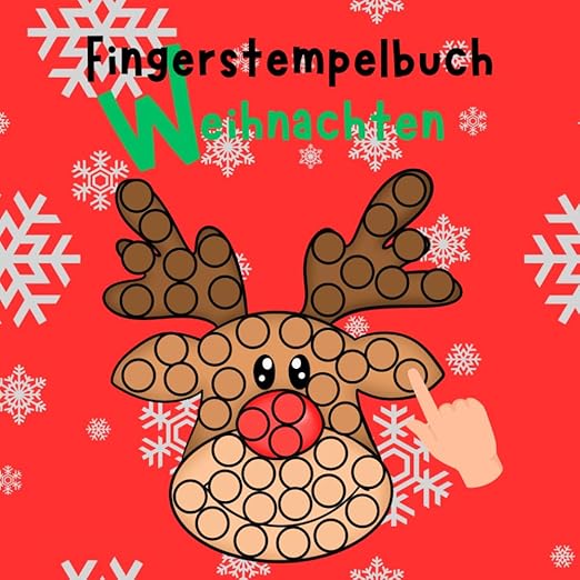 Fingerstempelbuch Weihnachten