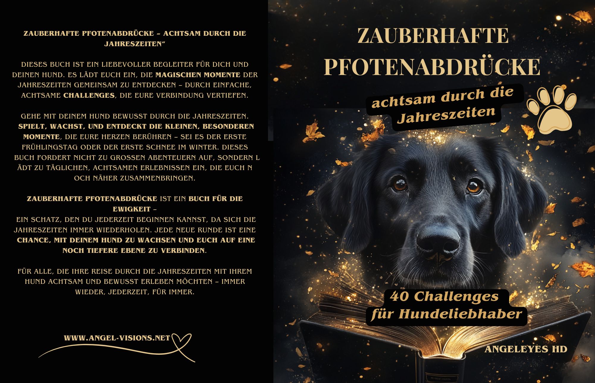 Zauberhafte Pfotenabdrücke - achtsam durch die Jahreszeiten
