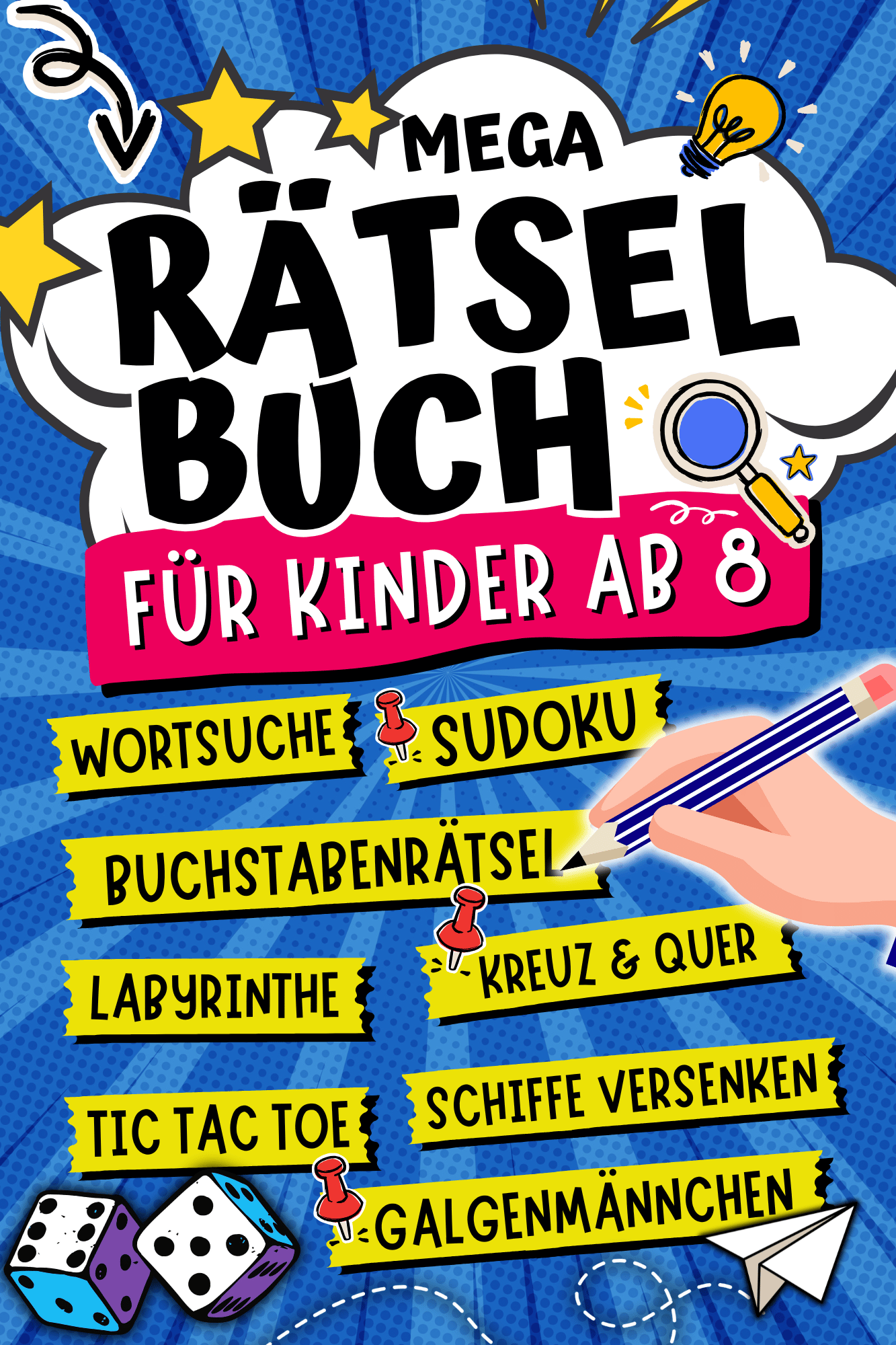 Rätselbuch für Kinder ab 8