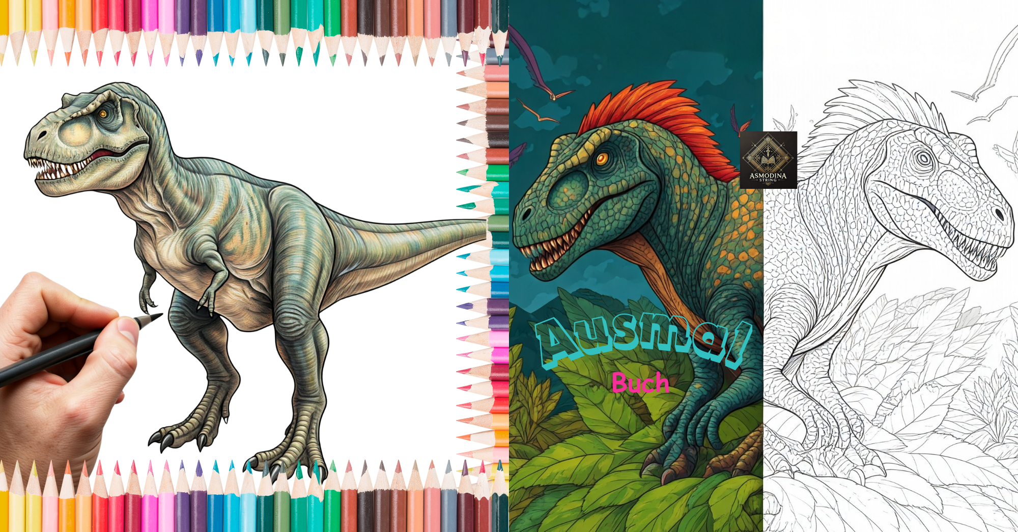 Dino Ausmalbuch