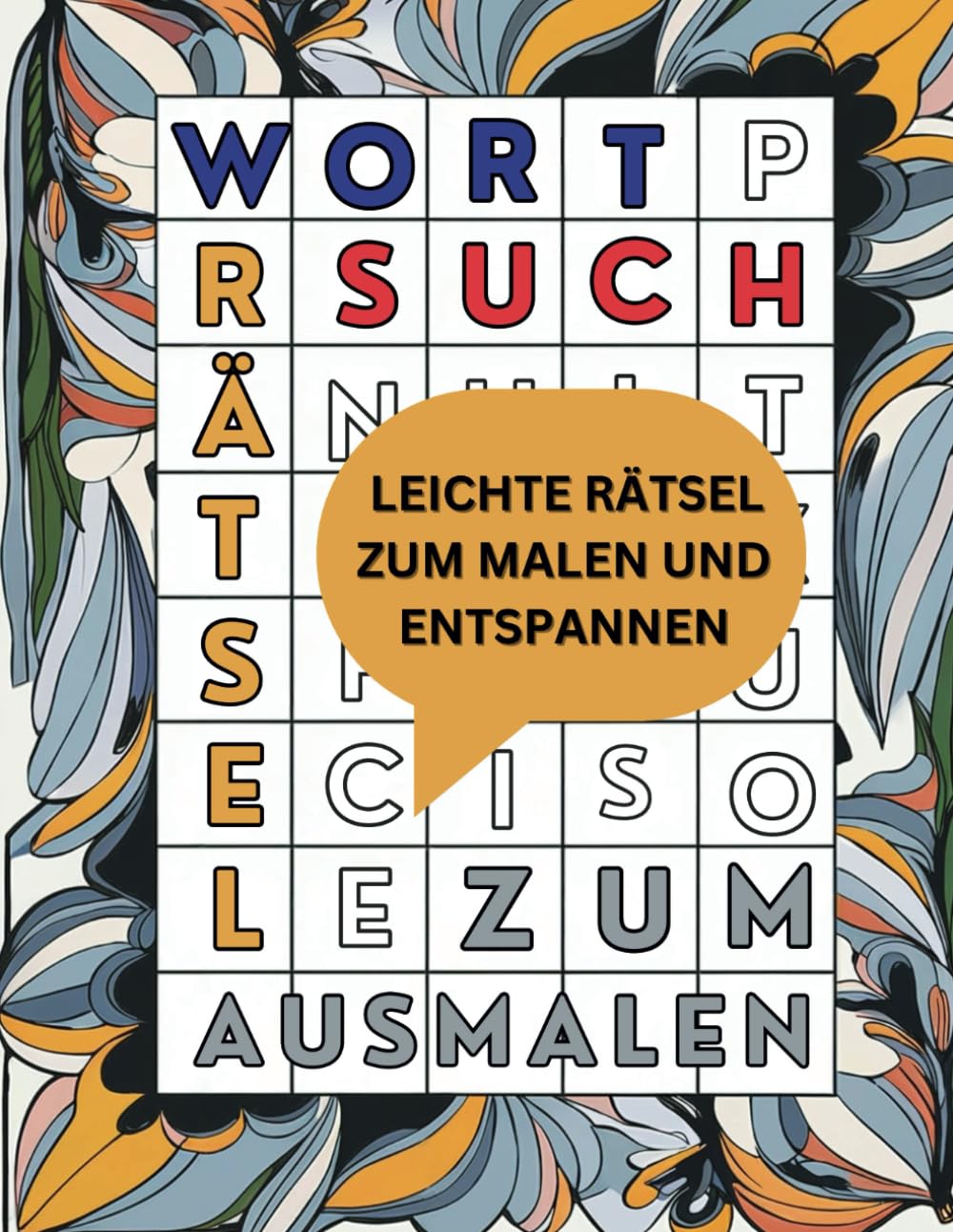 Wortsuchrätsel zum Ausmalen