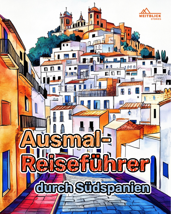 Ausmal-Reiseführer durch Südspanien