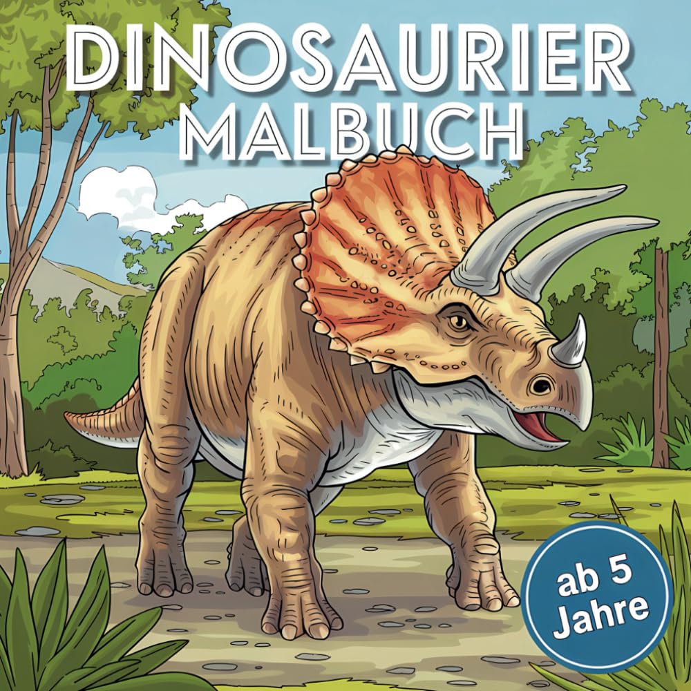 Dinosaurier Malbuch