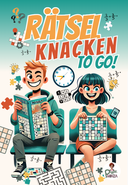 Rätsel knacken TO GO: Der ideale Begleiter für Wartezeiten, Reisen und kleine Pausen.