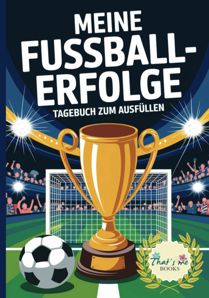 Meine Fussball-Erfolge - Tagebuch zum Ausfüllen