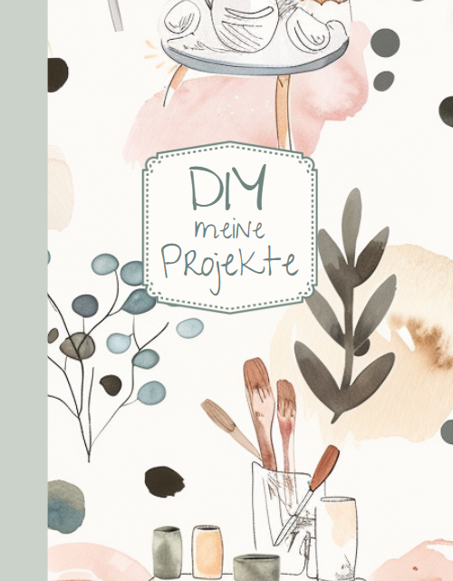 DIY PROJEKTPLANER XXL „fur-2“ für Möbel Upcycler, Bastler, Kreative. Notizbuch mit Checklisten, Vorlagen, Do To Listen.