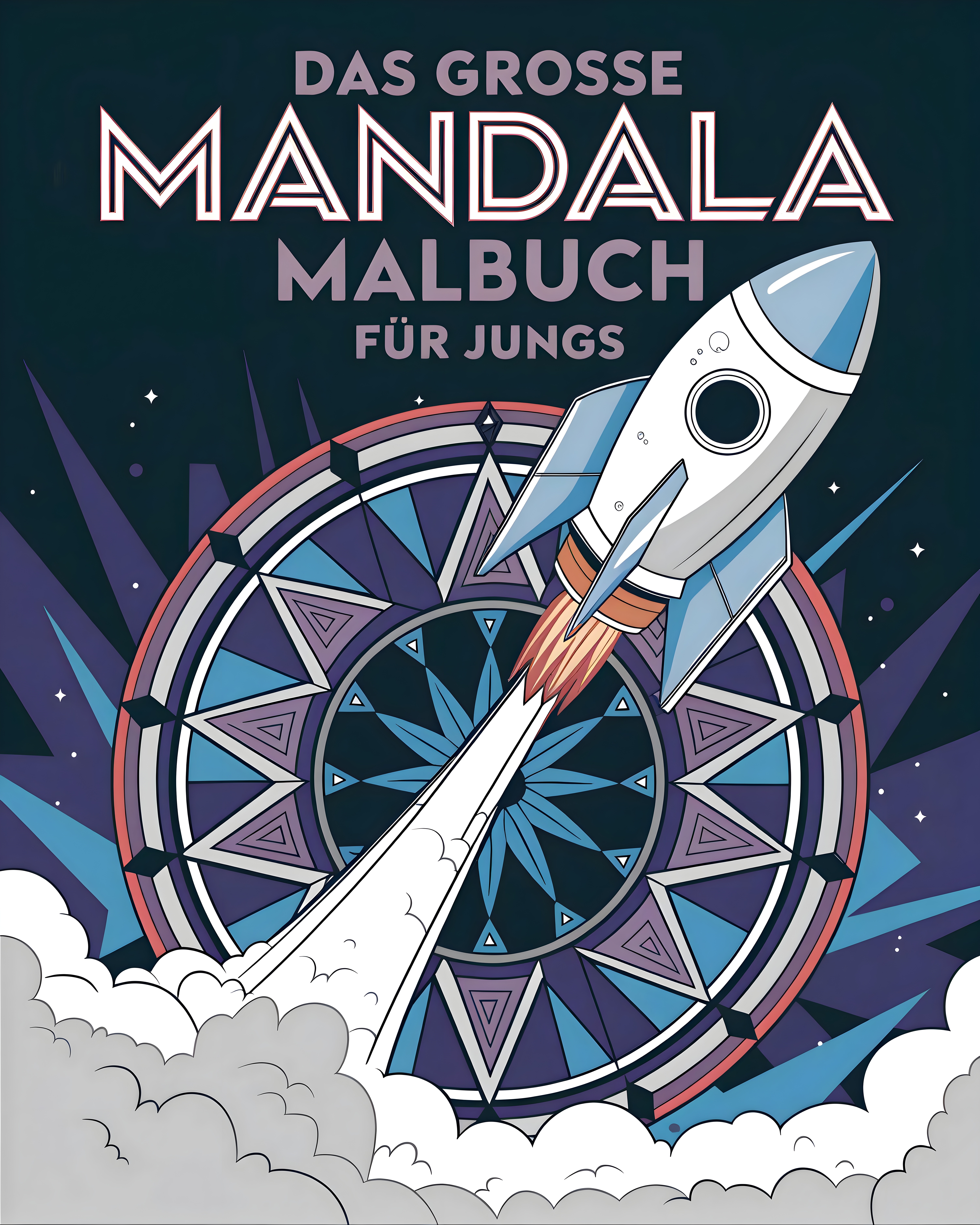Das große Mandala Malbuch für Jungs