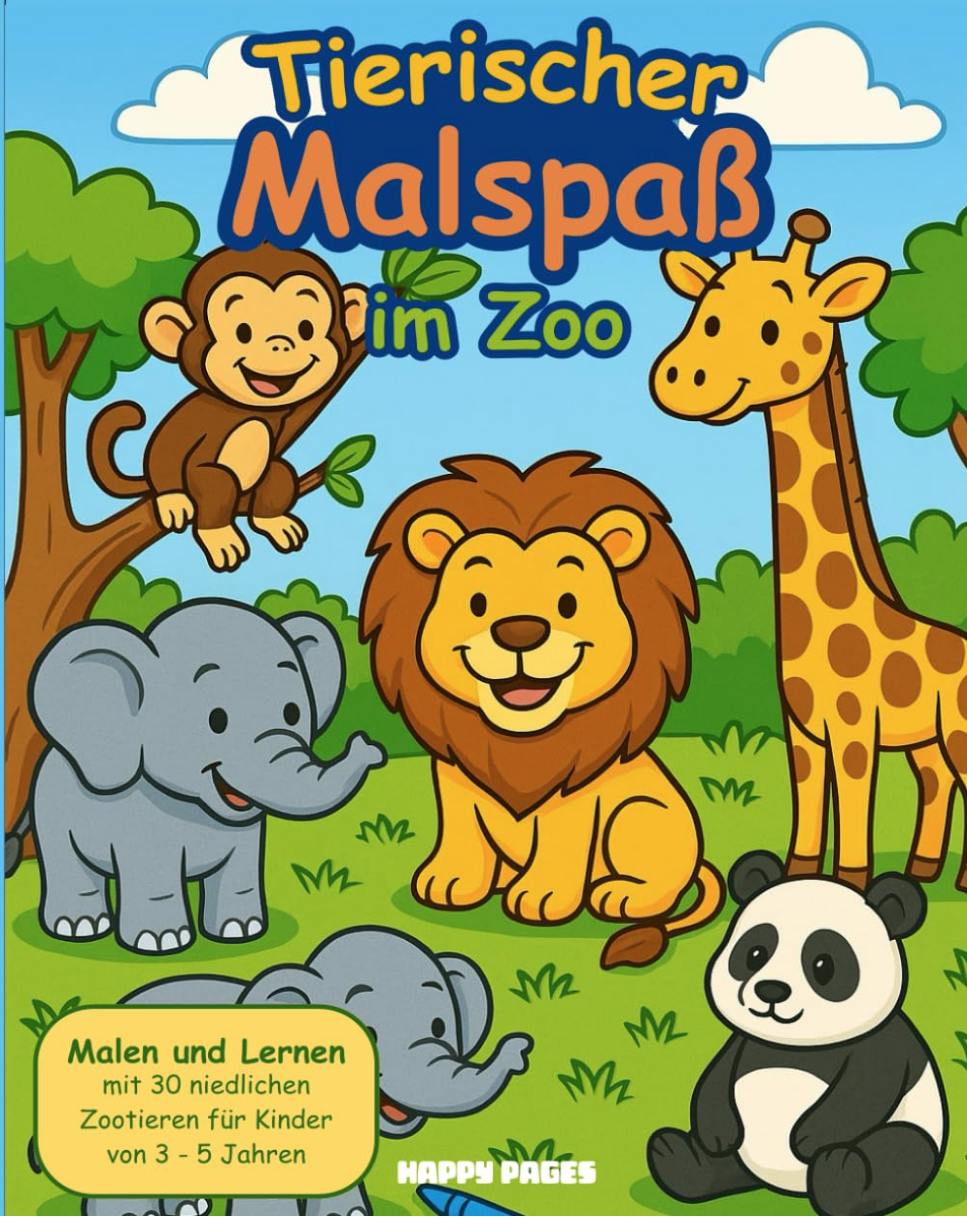 Tierischer Malspaß im Zoo