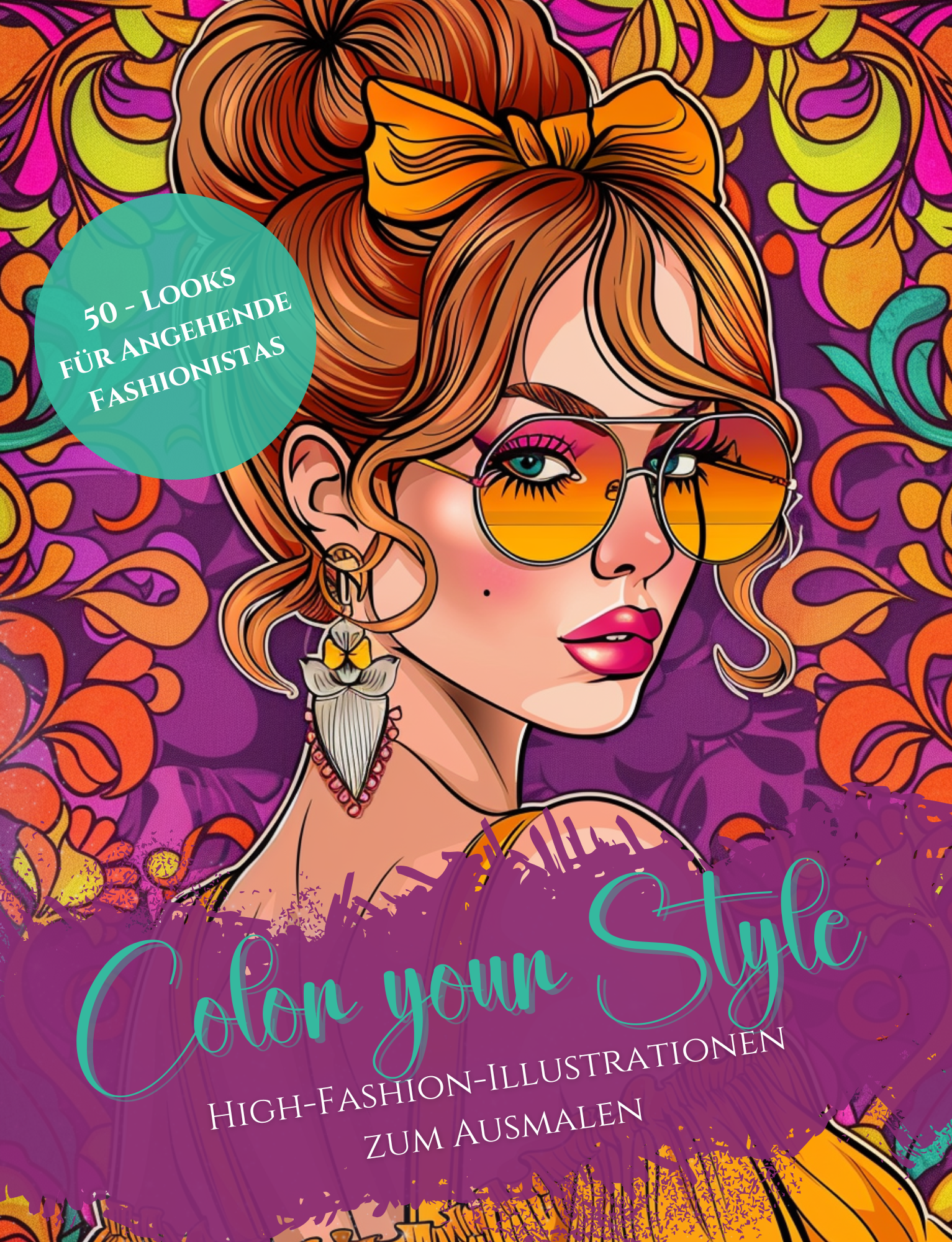 Color your Style - High-Fashion-Illustrationen zum Ausmalen