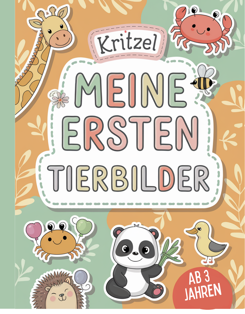Meine ersten Tierbilder – Einfach und schön zum Ausmalen