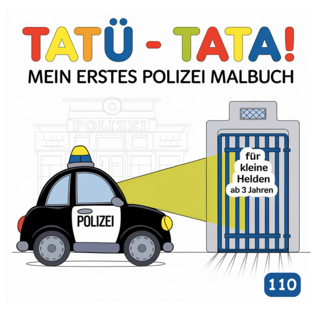 TATÜ - TATA! Mein erstes Polizei Malbuch