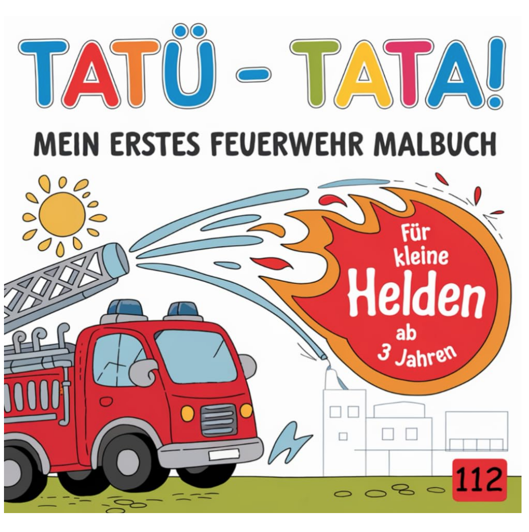 TATÜ - TATA! Mein erstes Feuerwehr Malbuch