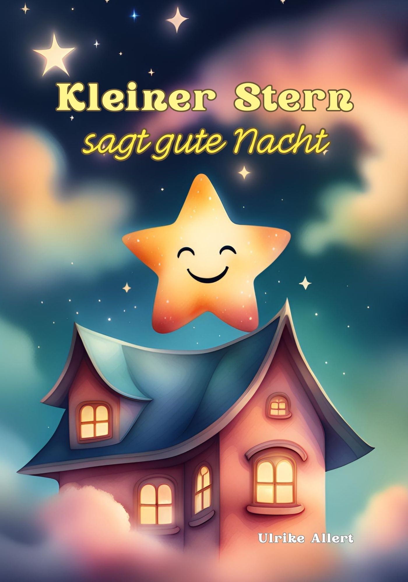 Kleiner Stern sagt gute Nacht