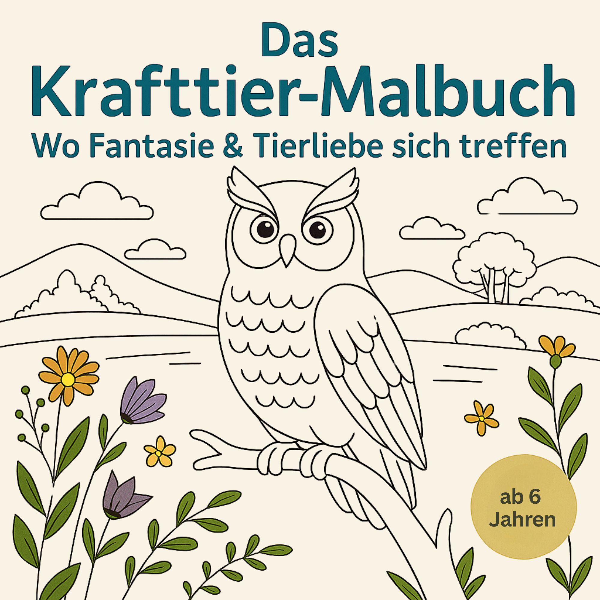Das Krafttier-Malbuch