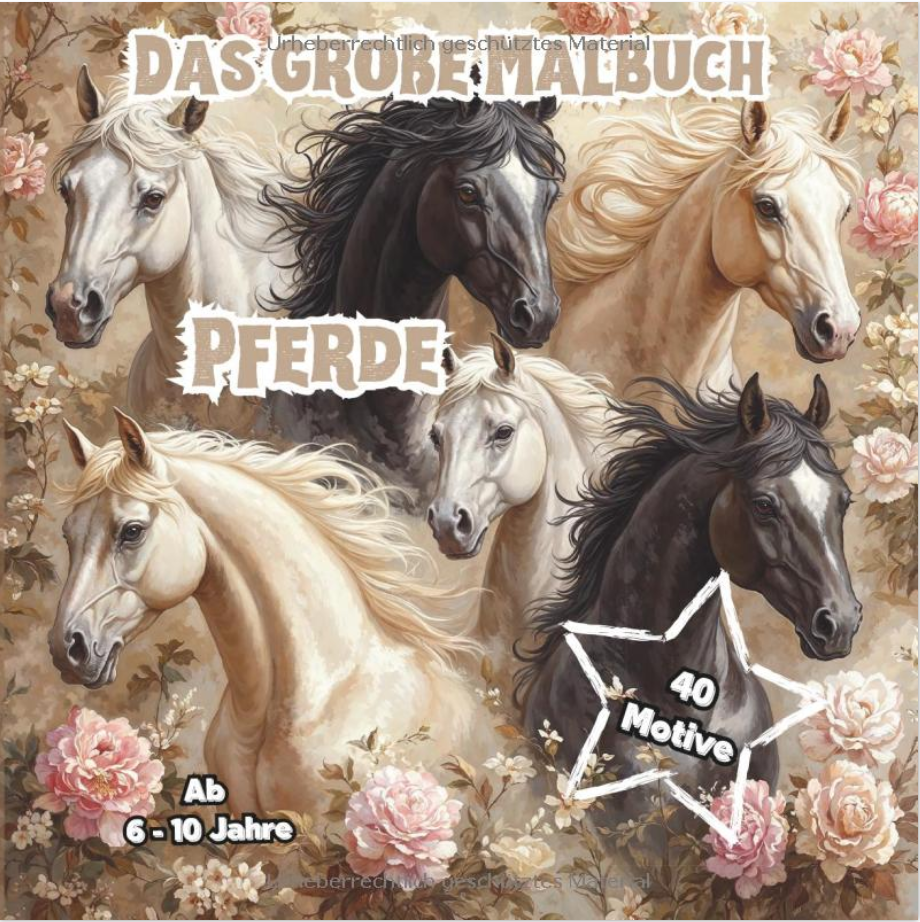 Das große Pferde Malbuch