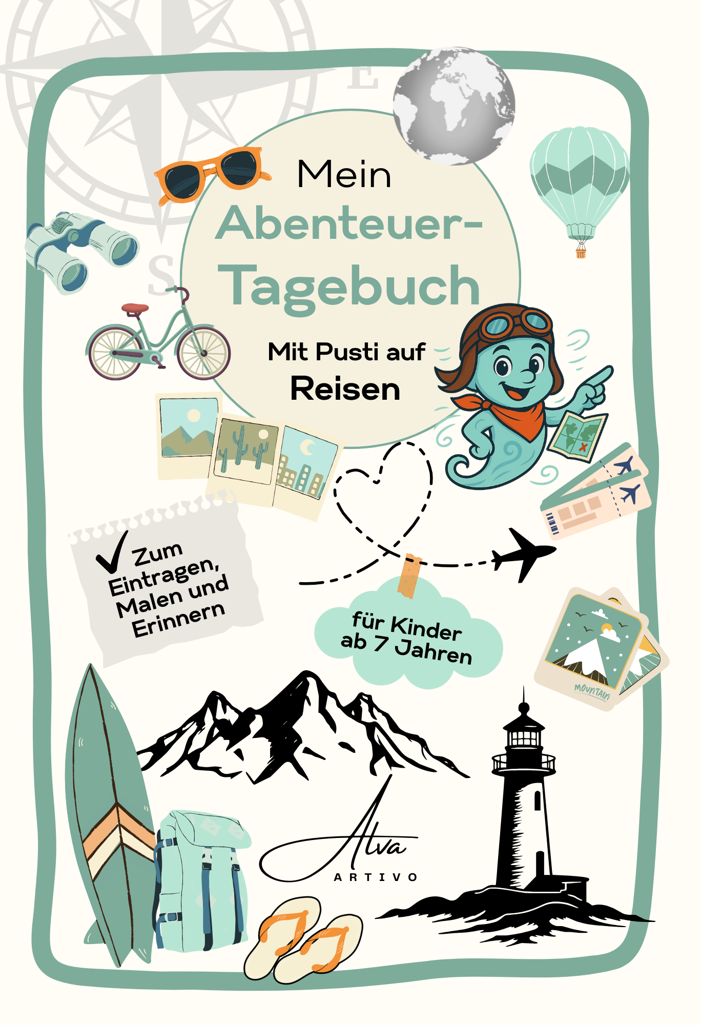 Mein Abenteuer-Tagebuch – mit Pusti auf Reisen