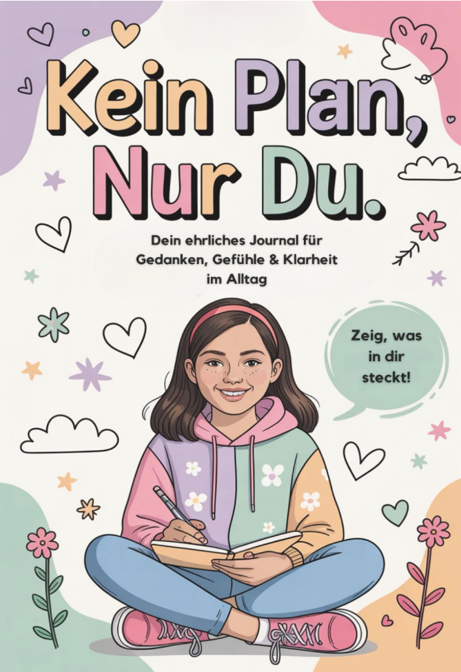 Kein Plan, nur du. – Dein ehrliches Journal für Gedanken, Gefühle & Klarheit im Alltag