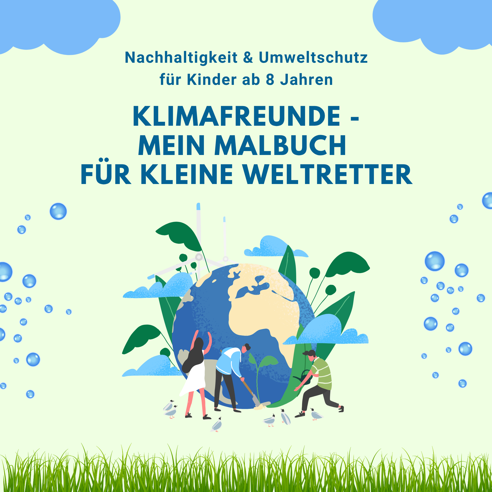 Klimafreundliche-Mein Malbuch für kleine Weltretter