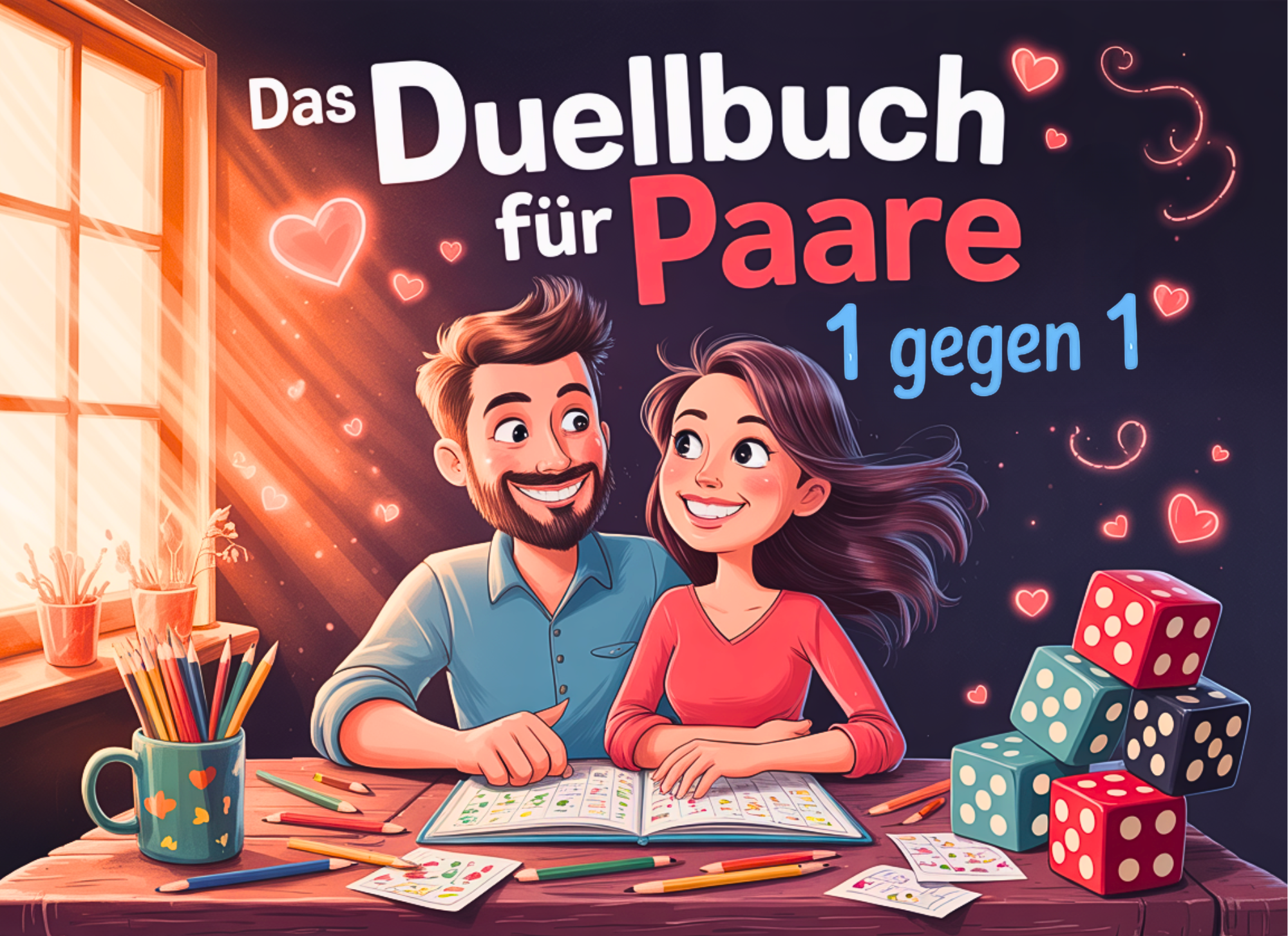 Das Duellbuch für Paare 1 gegen 1 – Lustige Spiele & Challenges für Zwei