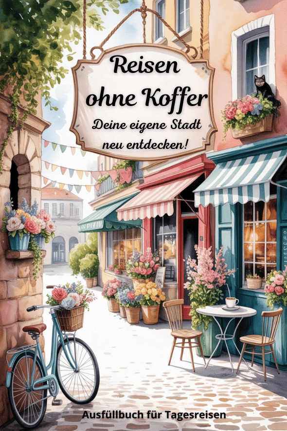 Reisen ohne Koffer - Dein Tagesreisebuch zum Ausfüllen für kleine Abenteuer, und Entdeckungen zu jeder Jahreszeit.
