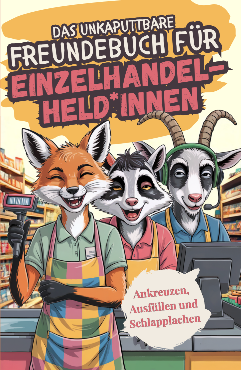 Das unkaputtbare Freundebuch für Einzelhandelheld*innen