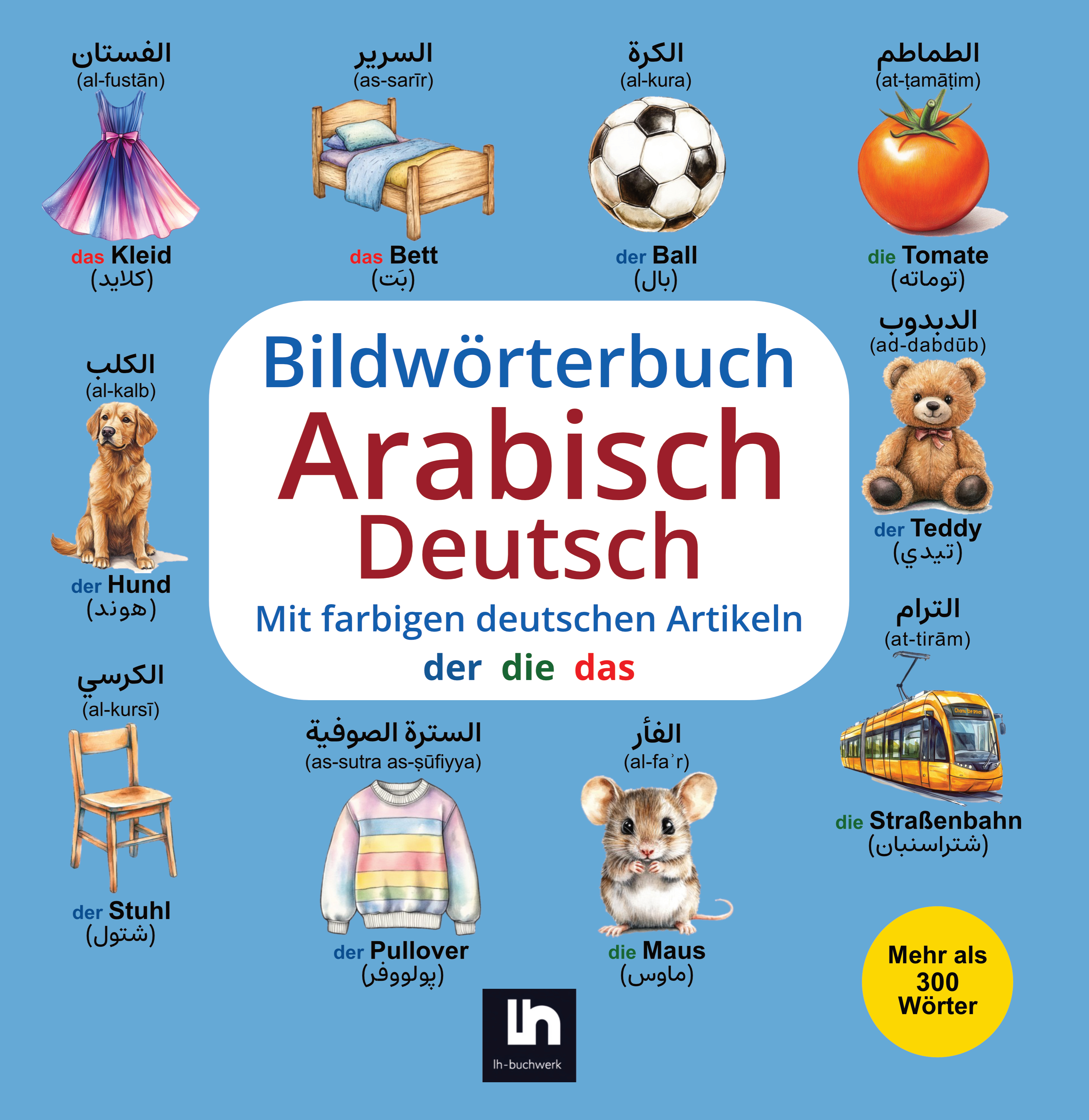 Bildwörterbuch Arabisch-Deutsch: Mit farbigen Artikeln und Aussprachehilfe