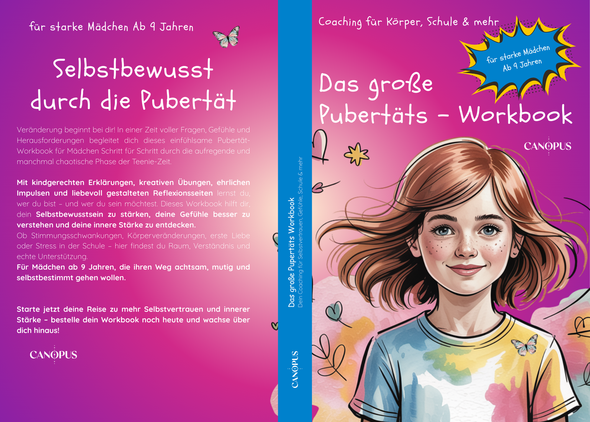 Das große Pubertäts-Workbook für starke Mädchen ab 9 Jahren:
