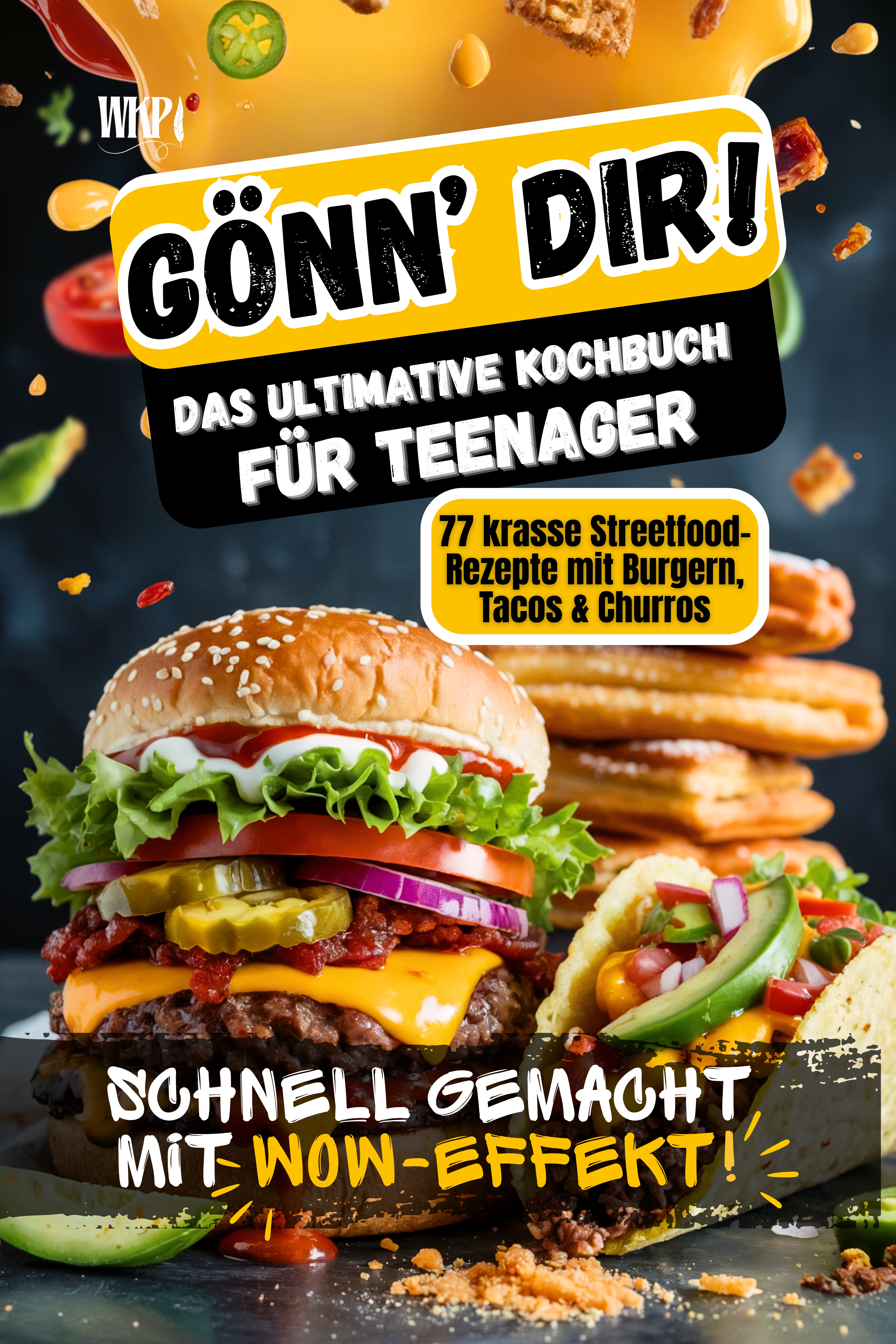 Gönn dir! Kochbuch für Teenager – 77 schnelle Rezepte: Burger, Tacos, Bowls – schnell & günstig; Geschenk-Tipp