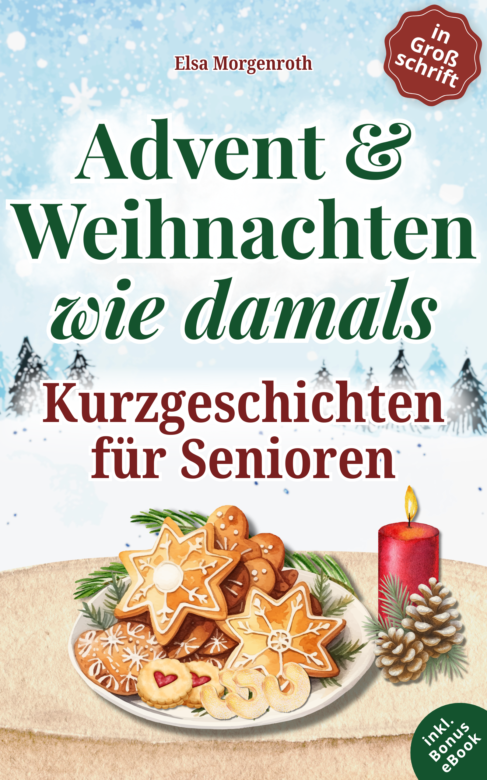 Advent & Weihnachten wie damals ~ Kurzgeschichten für Senioren in Großschrift