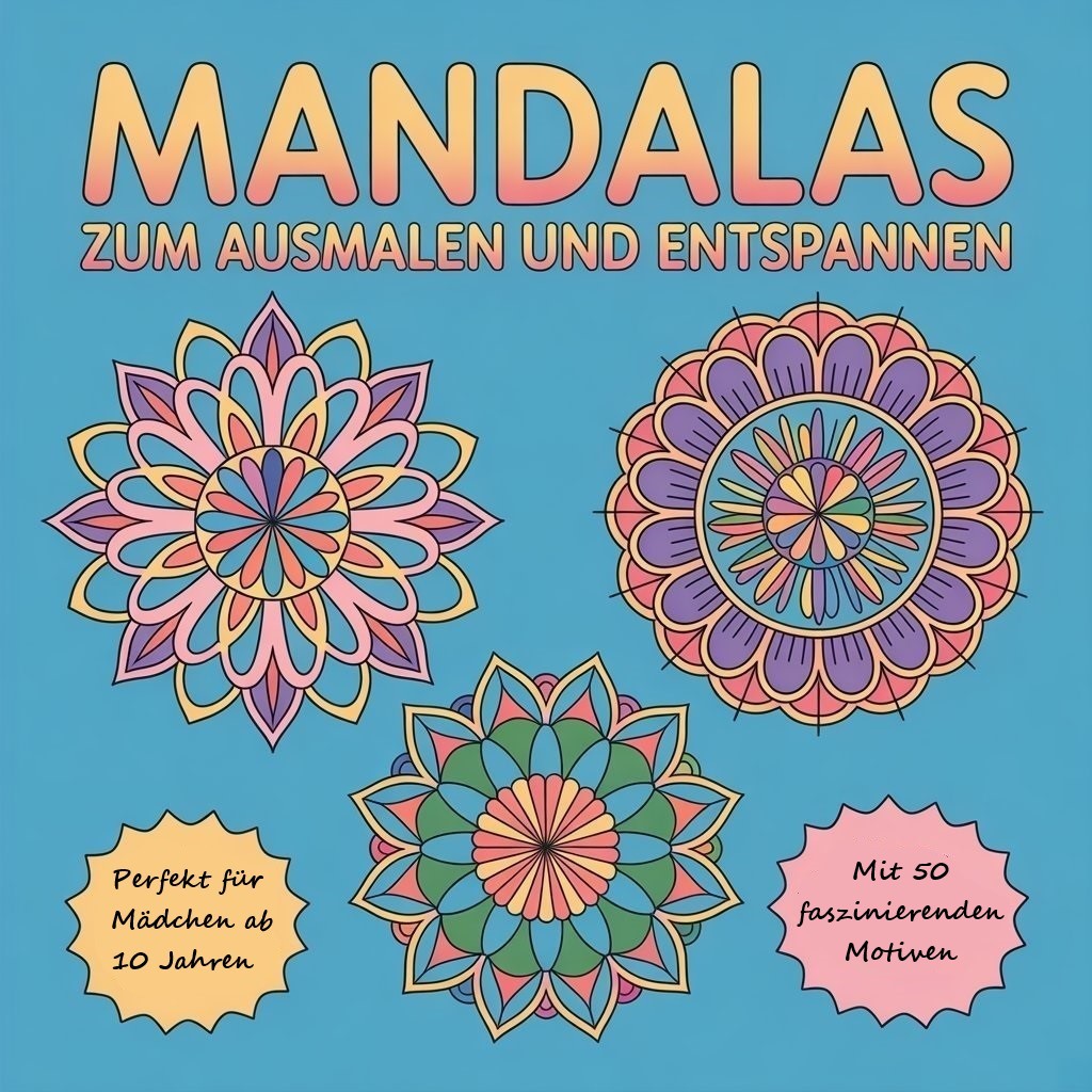 Mandalas zum Ausmalen und Entspannen 