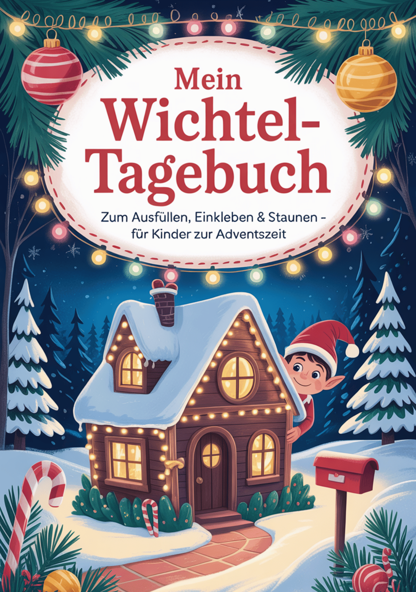 Mein Wichtel-Tagebuch – 24 Tage voller Magie, Streiche & Weihnachtszauber: Ein Adventsbuch zum Mitmachen, Staunen & Erinnern