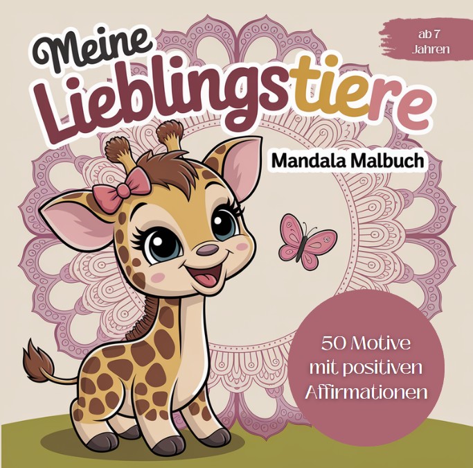 Meine Lieblingstiere Mandala Malbuch