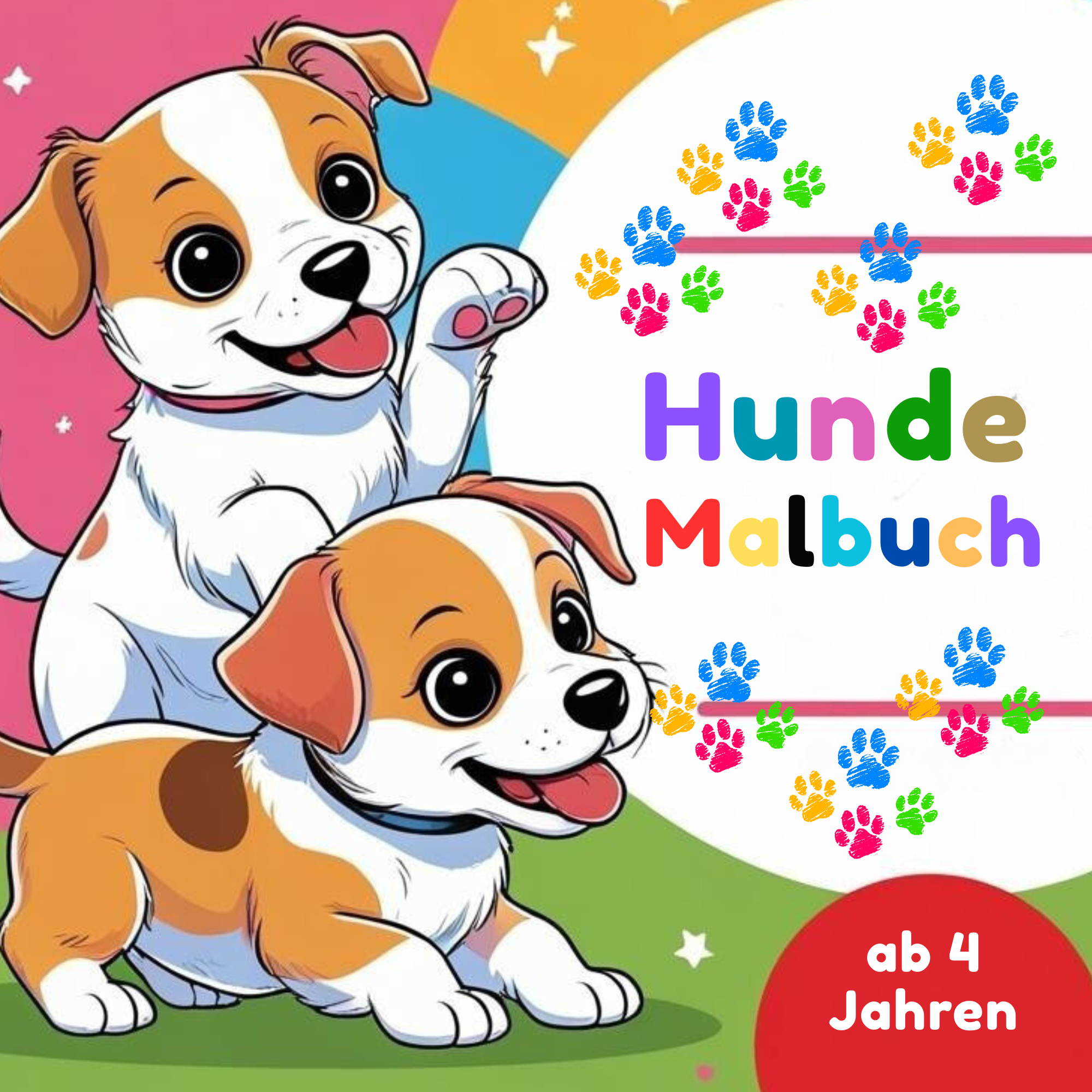 Hunde Malbuch
