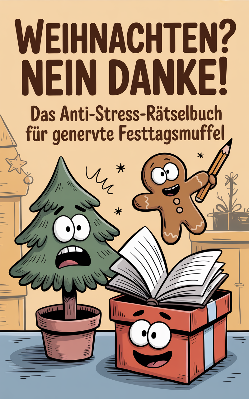 Weihnachten? Nein Danke! - Das Anti-Stress Rätselbuch für genervte Festtagsmuffel
