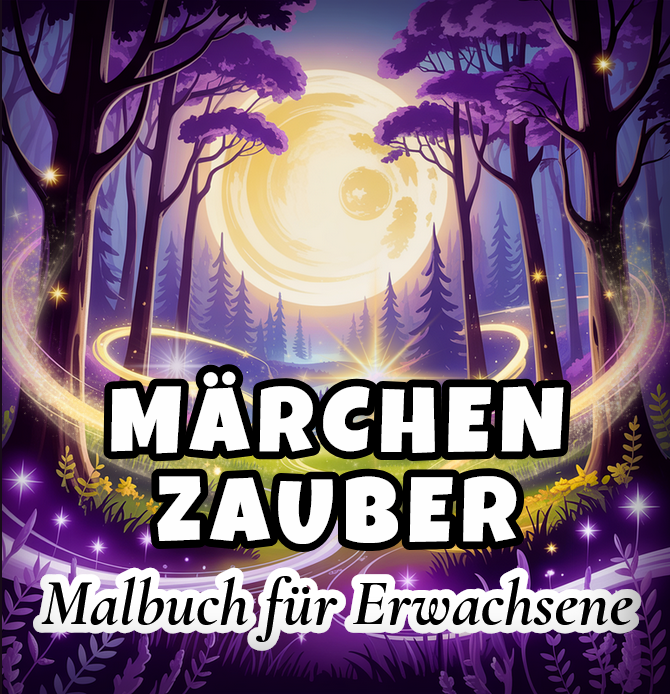 Märchenzauber: Malbuch für Erwachsene: 60 traumhafte Motive voller Magie, Fantasie und Entspannung