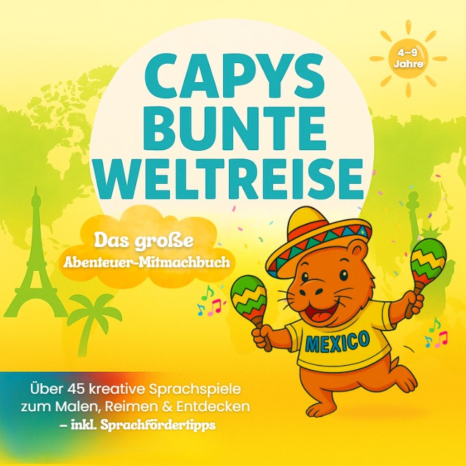 Capys bunte Weltreise – Das große Abenteuer-Mitmachbuch